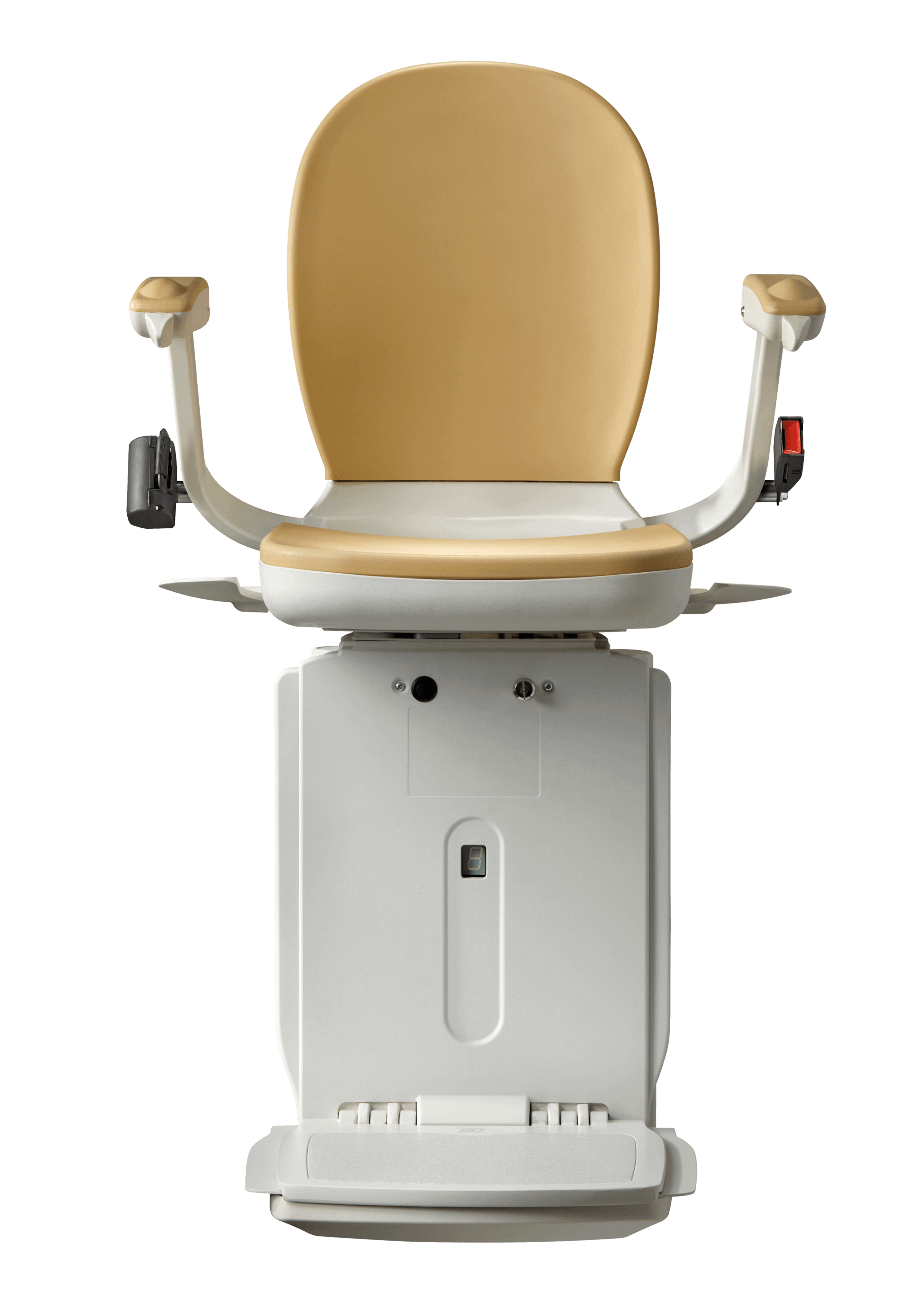 Acorn curved Stairlift front view in Massachusetts